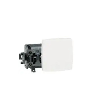 Poussoir 6A Appareillage saillie composable blanc