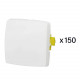 Lot de 150 transformeurs simples Appareillage Saillie composable blanc