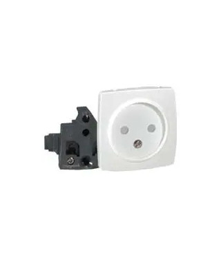 Prise de courant 2P Appareillage saillie composable - blanc