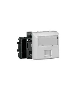 Prise RJ45 catégorie 6 UTP Appareillage saillie composable - blanc