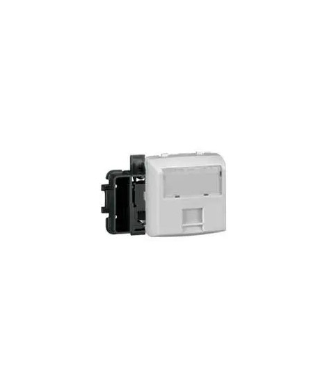 Prise RJ45 catégorie 6 UTP Appareillage saillie composable - blanc