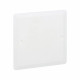 Couvercle universel carré Batibox 80x80mm pour boîte 1 poste
