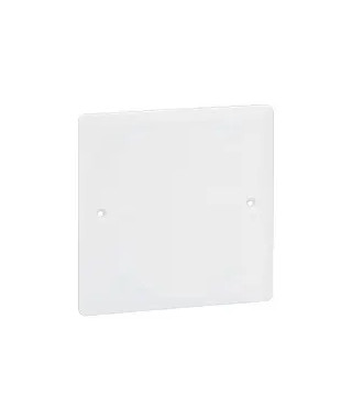 Couvercle universel carré Batibox 100x100mm pour boîte Ø85mm
