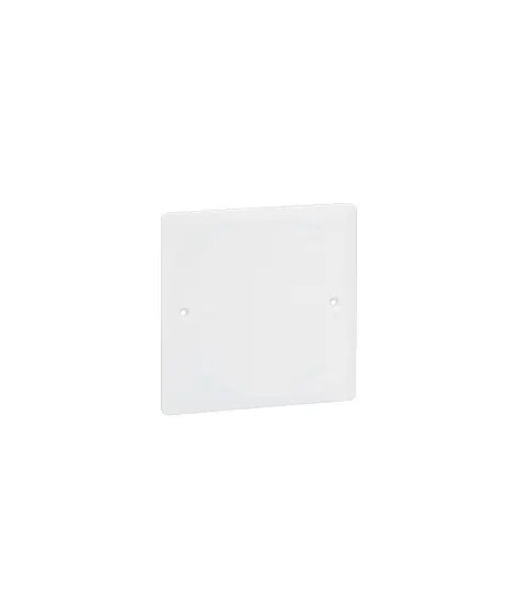 Couvercle universel carré Batibox 100x100mm pour boîte Ø85mm