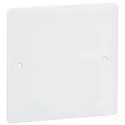 Couvercle universel carré Batibox 100x100mm pour boîte Ø85mm