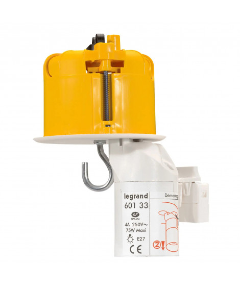 Boîte luminaire Batibox cloisons sèches couvercle DCL pour point de centre