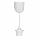 Suspension douille DCL 1 douille E27 et 1 câble blanc long.60cm avec fiche DCL