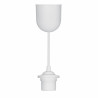Suspension douille DCL 1 douille E27 et 1 câble blanc long.60cm avec fiche DCL