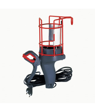 Baladeuse -100 W incandescent -230V -classe II -IP20 -avec pince + interrupteur