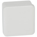 Boîte de dérivation carrée pour presse-étoupe Plexo gris -face lisse -80x80x45mm