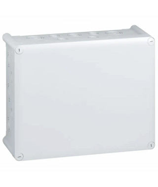 Boîte de dérivation rectangulaire pour presse-étoupe Plexo gris - 310x240x124mm