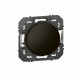 Poussoir simple dooxie 6A 250V~ finition noir - sachet