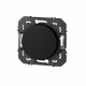 Poussoir simple dooxie 6A 250V~ finition noir - sachet