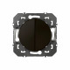 Poussoir double dooxie 6A 250V~ finition noir