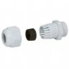 Presse-étoupe plastique IP55 filetage PG21 capacité de serrage 13mm à 18mm - gris RAL7035