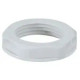 Ecrou plastique filetage PG9 pour presse étoupe plastique hexagonaux à embase - noir RAL9011