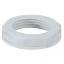 Ecrou plastique filetage PG9 pour presse étoupe plastique hexagonaux à embase - noir RAL9011