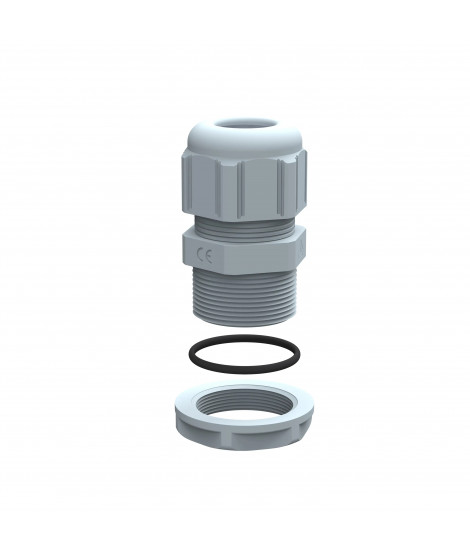 Presse-étoupe plastique IP68 ISO25 RAL7001