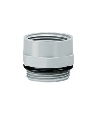 Adaptateur mâle PG13,5 et femelle ISO20 gris RAL7001
