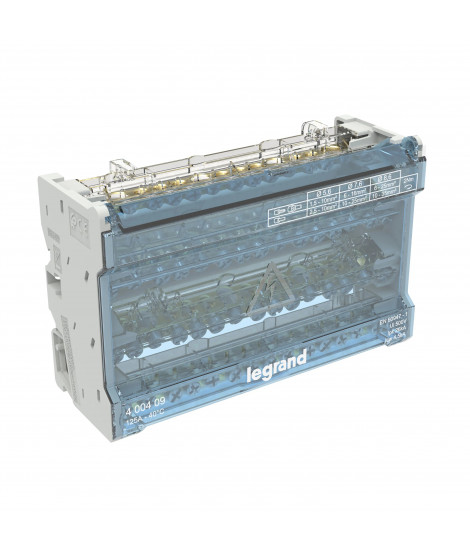 Répartiteur modulaire 4P 125A - 8 modules