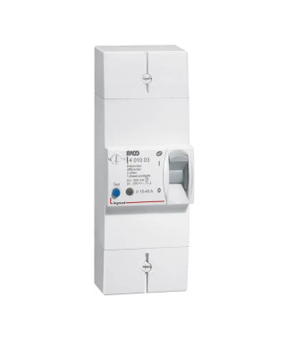 Disjoncteur de branchement Enedis bipolaire différentiel 500mA sélectif - 45A
