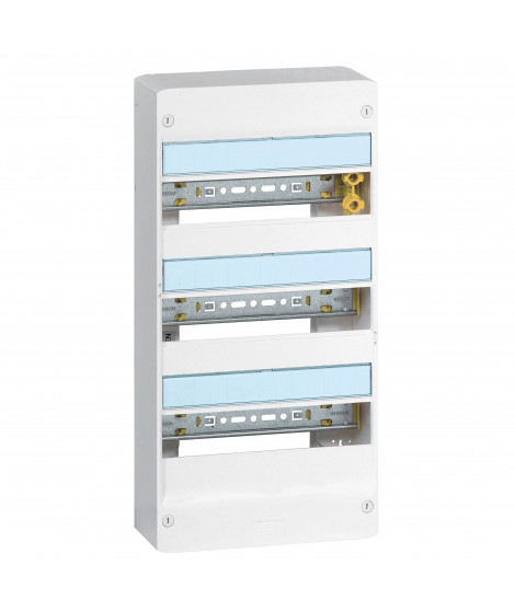 Coffret Drivia 13 modules 3 rangées IP30 IK05 - Blanc RAL9003