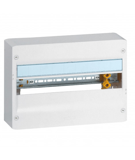 Coffret Drivia 18 modules 1 rangée IP30 IK05 - Blanc RAL9003