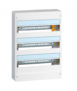 Coffret Drivia 18 modules 3 rangées IP30 IK05 - Blanc RAL9003