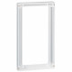 Rehausse pour coffret Drivia 18 modules 4 rangées - Blanc RAL9003
