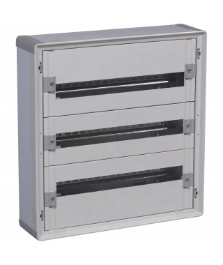Coffret distribution isolant XL³160 tout modulaire 3 rangées - 72 modules