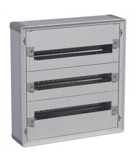 Coffret distribution isolant XL³160 tout modulaire 3 rangées - 72 modules