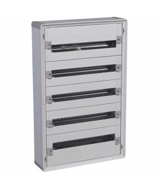 Coffret distribution isolant XL³160 tout modulaire 5 rangées - 120 modules