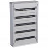 Coffret distribution isolant XL³160 tout modulaire 5 rangées - 120 modules