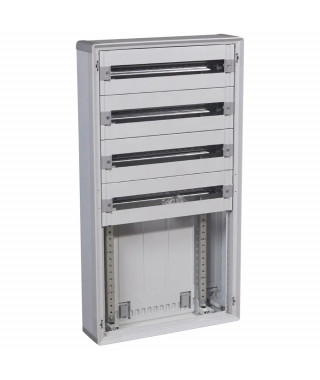 Coffret distribution isolant XL³160 - tout modulaire espace dédié - 4 rangées
