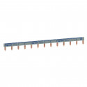 Peigne d'alimentation universel Phase + Neutre HX³ 1P - longueur 13 modules