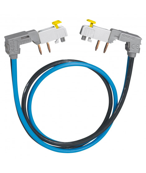 Cordon de repiquage entre 2 rangées disj. 1P+N connexion automatique 2x10mm²