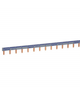 Peigne d'alimentation universel Phase + Neutre HX³ - longueur 57 modules ou 1m