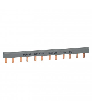 Peigne d'alimentation 2P HX³ traditionnel pour bornes vis - longueur 12 modules