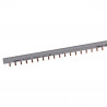 Peigne d'alimentation 2P HX³ traditionnel pour bornes à vis -longueur 56 modules