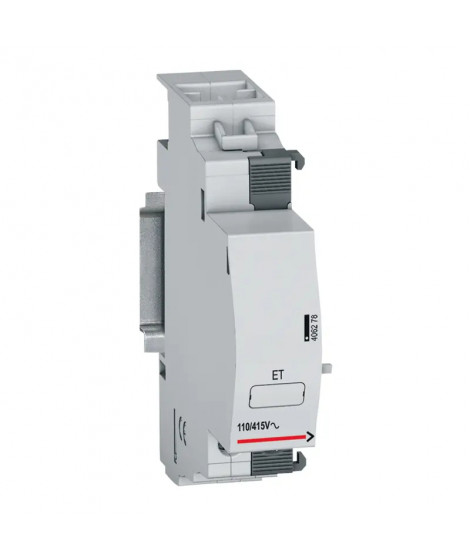 Déclencheur à émission de tension (ET) DX³ - 110V~ à 415V~ et 110V: à 415V: