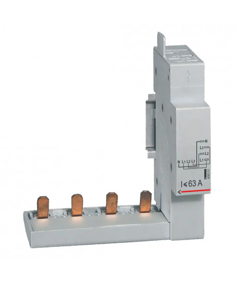 Module raccord par peigne DX tête de groupe - 4P jusqu'à 63A