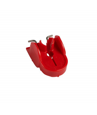 Support pour 1 cadenas Ø5mm ou Ø6mm pour appareils modulaires