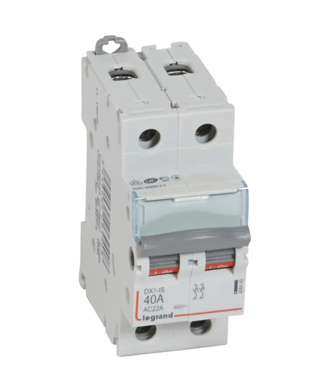 Interrupteur-sectionneur DX³-IS 2P 400V~ - 40A - 2 modules