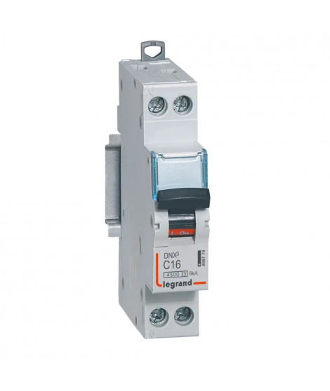 Disjoncteur DNX³ 4500 - vis/vis - U+N 230V~ 16A - 4