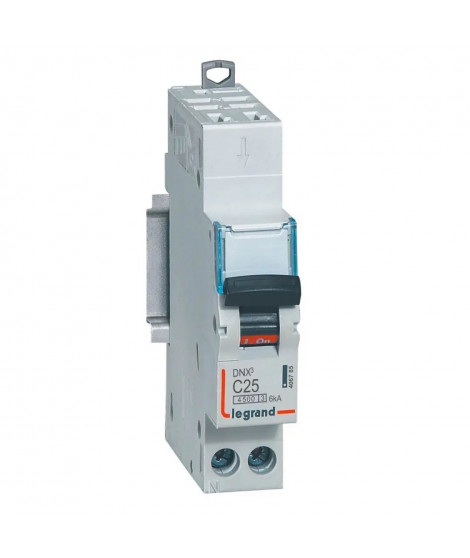 Disjoncteur DNX³ 4500 - auto/vis - U+N 230V~ 25A - 4