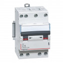 Disjoncteur DX³4500 6kA bornes à vis 4P 400V~ 16A courbe C - 3 modules