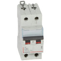 Disjoncteur DX³6000 10kA arrivée haute/départ bas vis 2P 40A courbe C - 2 mod