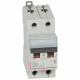 Disjoncteur DX³6000 10kA arrivée haute/départ bas vis 2P 63A courbe C - 2 mod