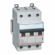 Disjoncteur DX³ 6000 -vis/vis-3P- 400V~-16A-10kA-courbeC-peigne HX³ trad 4P -3M