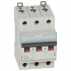 Disjoncteur DX³ 6000 -vis/vis-3P- 400V~-40A-10kA-courbeC-peigne HX³ trad 4P -3M